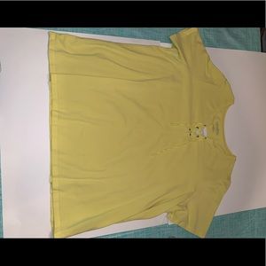 Catherine’s yellow knit top size 2x
